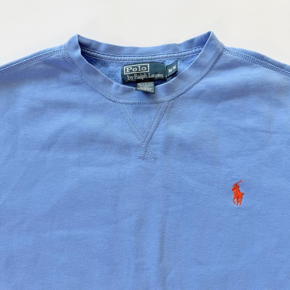 Polo Ralph Lauren Men's Medium Blue Crewneck Sweatshirt